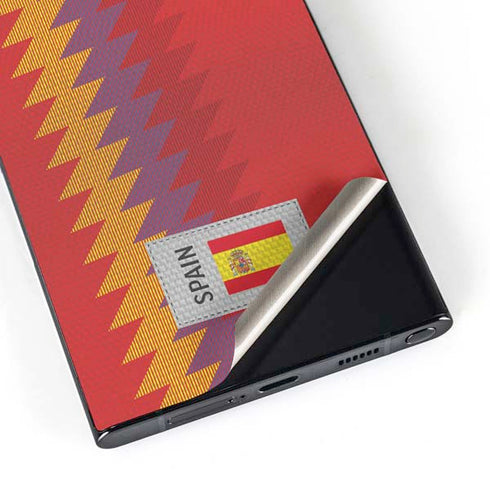 Spain Soccer Flag Galaxy S25 Ultra Skin
